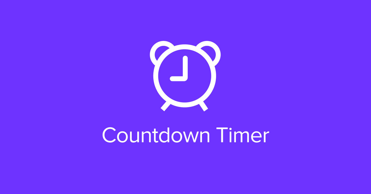 Countdown Timer Web Part in SharePoint | LookBook 365