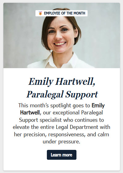 Editorial Web Part Split Layout