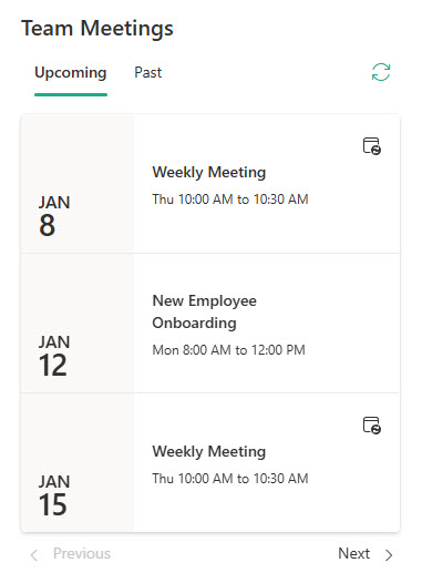 Group Calendar Web Part