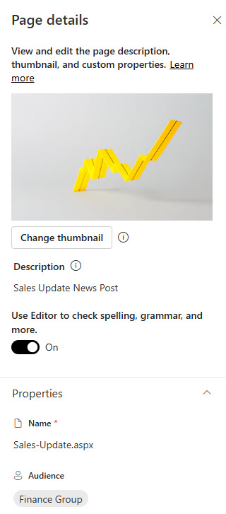 News Post Audience Targeting