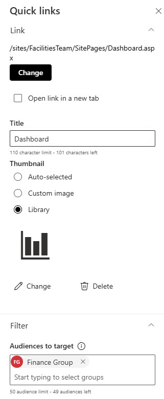 Link Audience Targeting