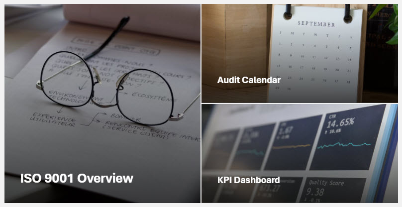 Quality Hub Hero Links