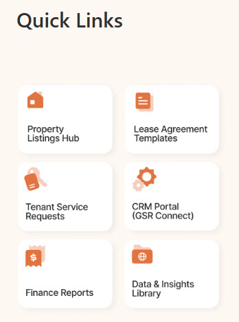 Real Estate Intranet Quick Links
