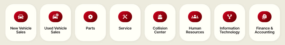 Automotive Intranet Links to Departments