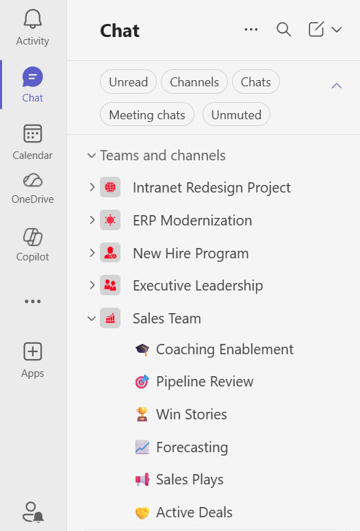 Multiple Teams and Channels