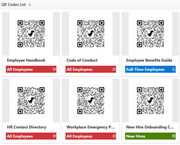 QR Code Tracker - Microsoft Lists | LookBook 365