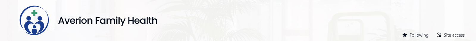 Medical Clinic Intranet Header