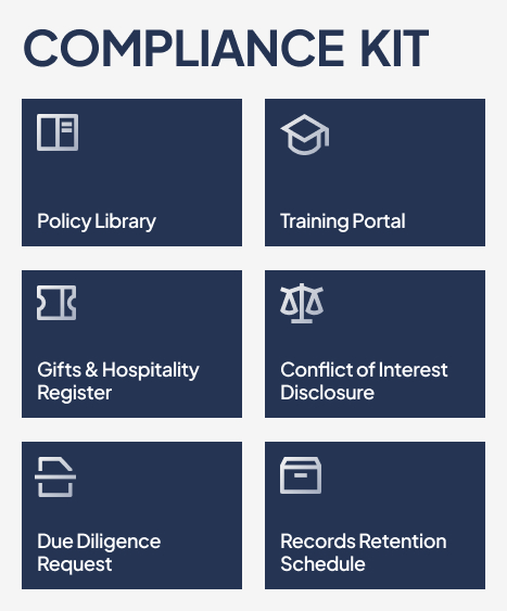 Risk & Compliance Department Links to Compliance Kit