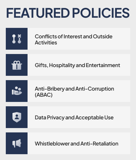 Risk & Compliance Department Featured Policies