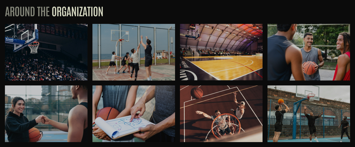 Sports Team Intranet Image Gallery