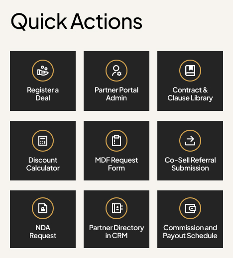 Business Development Department Quick Actions