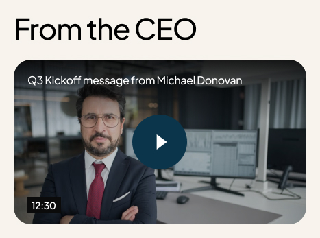 Staffing Agency Intranet Video from CEO