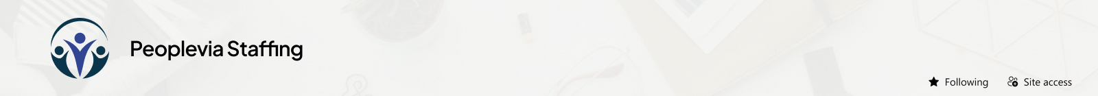 Staffing Agency Intranet Header