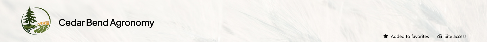 Agriculture Intranet Header