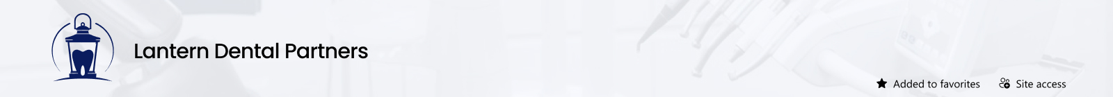Dental Group Intranet Header