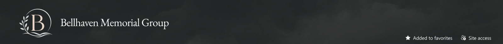 Funeral Home Intranet Header