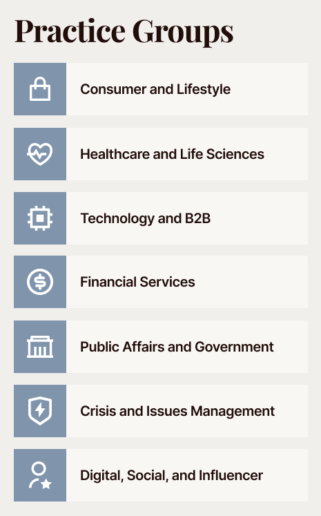 Public Relations Agency Intranet Practice Groups Links