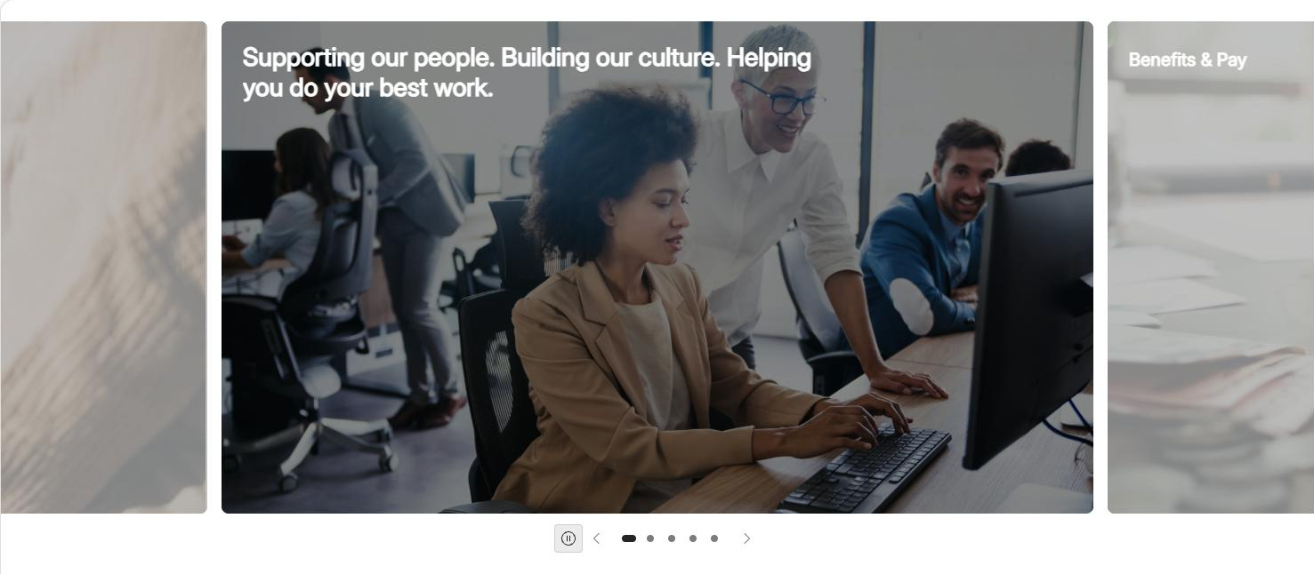 SharePoint Hero web part in the Carousel layout