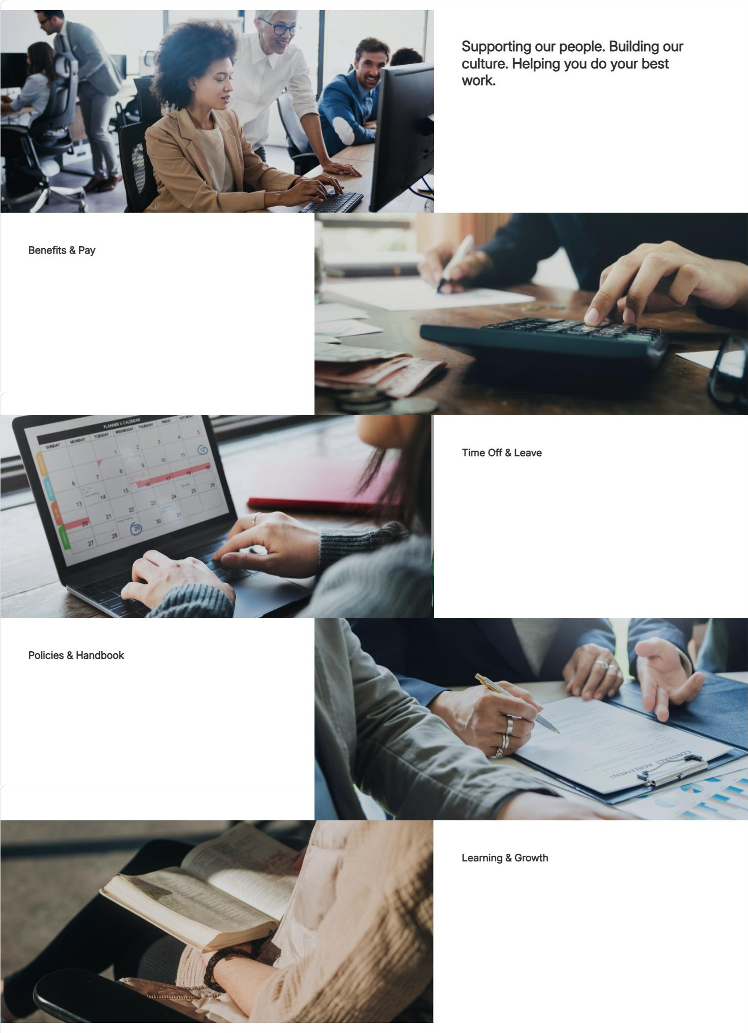 SharePoint Hero web part in the Layers layout