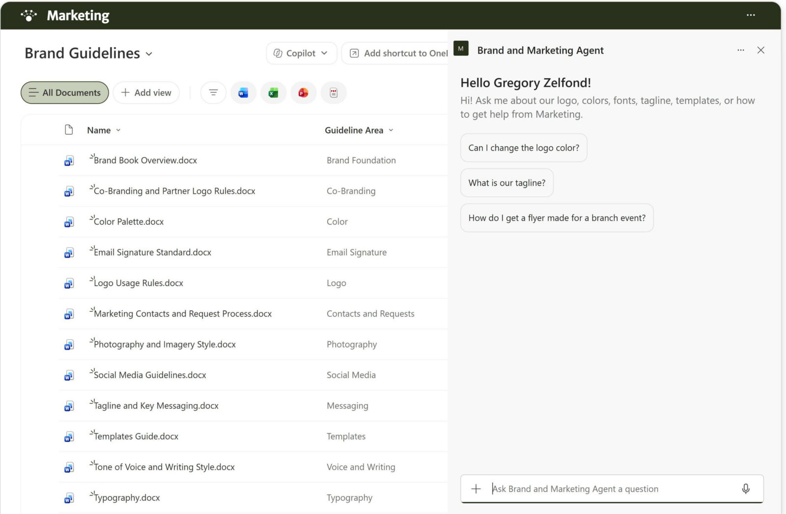 Brand and Marketing Agent Brand Guidelines Library