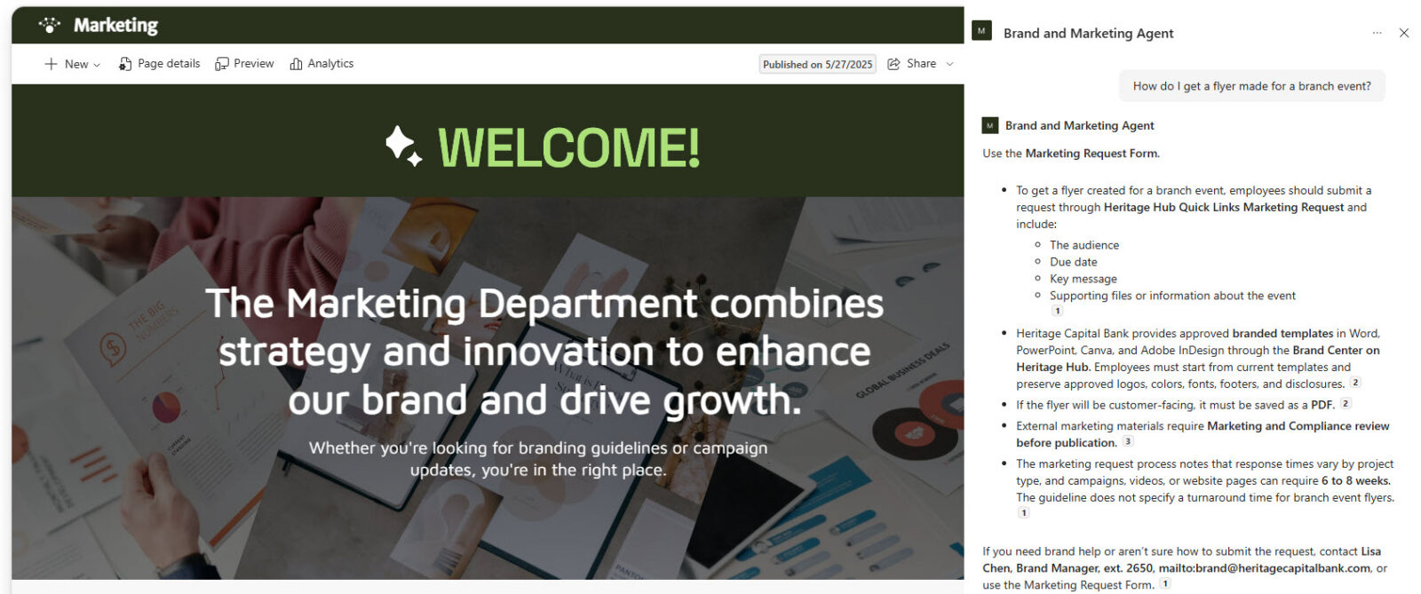 Brand and Marketing Agent Marketing Site
