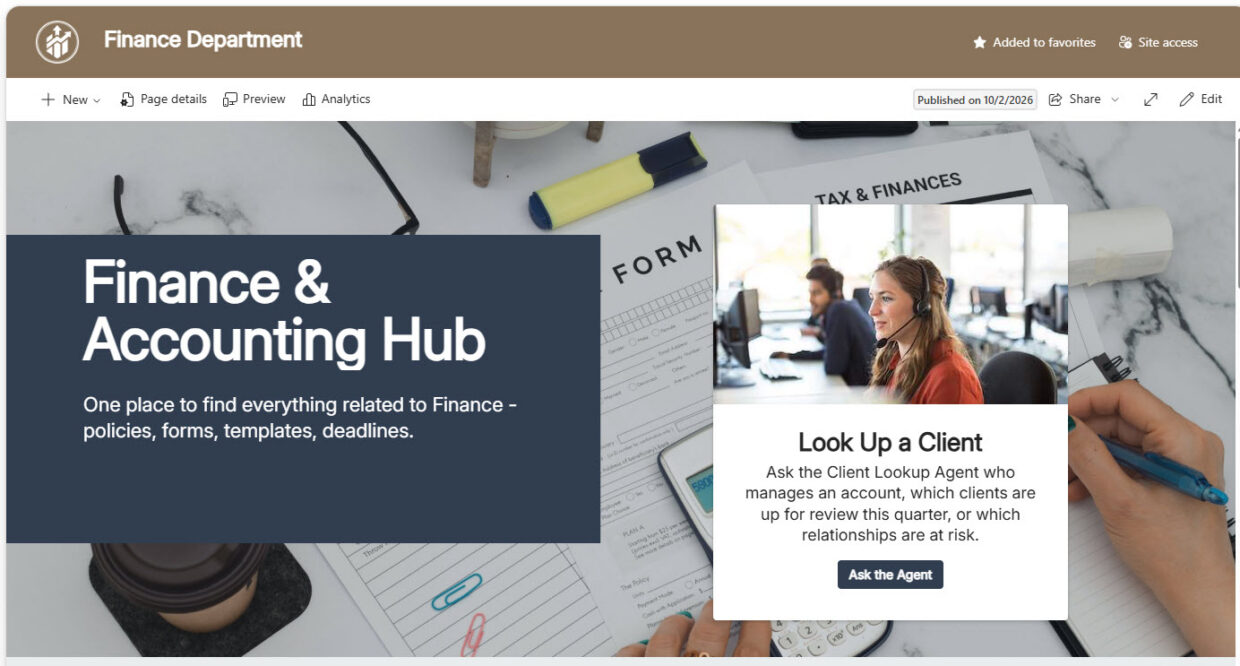 Client Lookup Agent Finance Hub