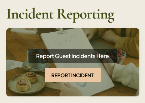 Event and Catering Company Intranet Incident Reporting CTA