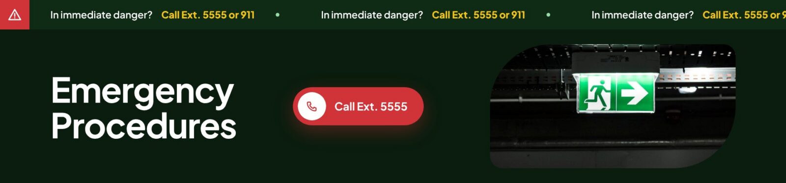 Emergency Procedures Page Hero