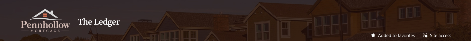 Mortgage Lender Intranet Header